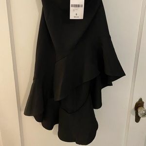 Forever 21 - Black Hi Low Ruffle Skirt NWT